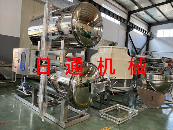 双层热水循环调理型杀菌锅